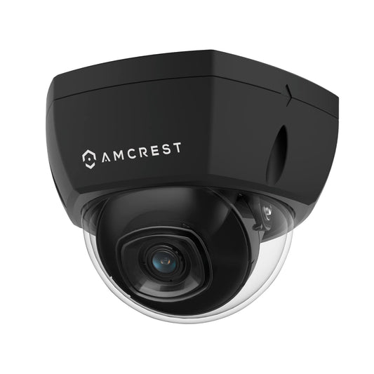 Amcrest 4K Outdoor POE IP Camera, UltraHD 8MP Security Camera, IK10 Vandal Resistant Dome, 2.8mm Lens, IP67 Weatherproof Security, Cloud & MicroSD