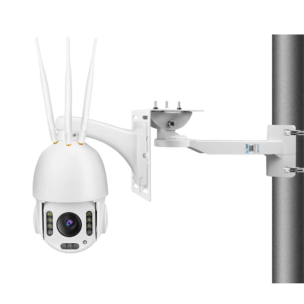 compcctv L-Shape Dome Camera Bracket,Universal Wall Ceiling Mount Bracket for Security CCTV Hikvision Dome Camera, CCTV Security Ball Machine Dome PTZ