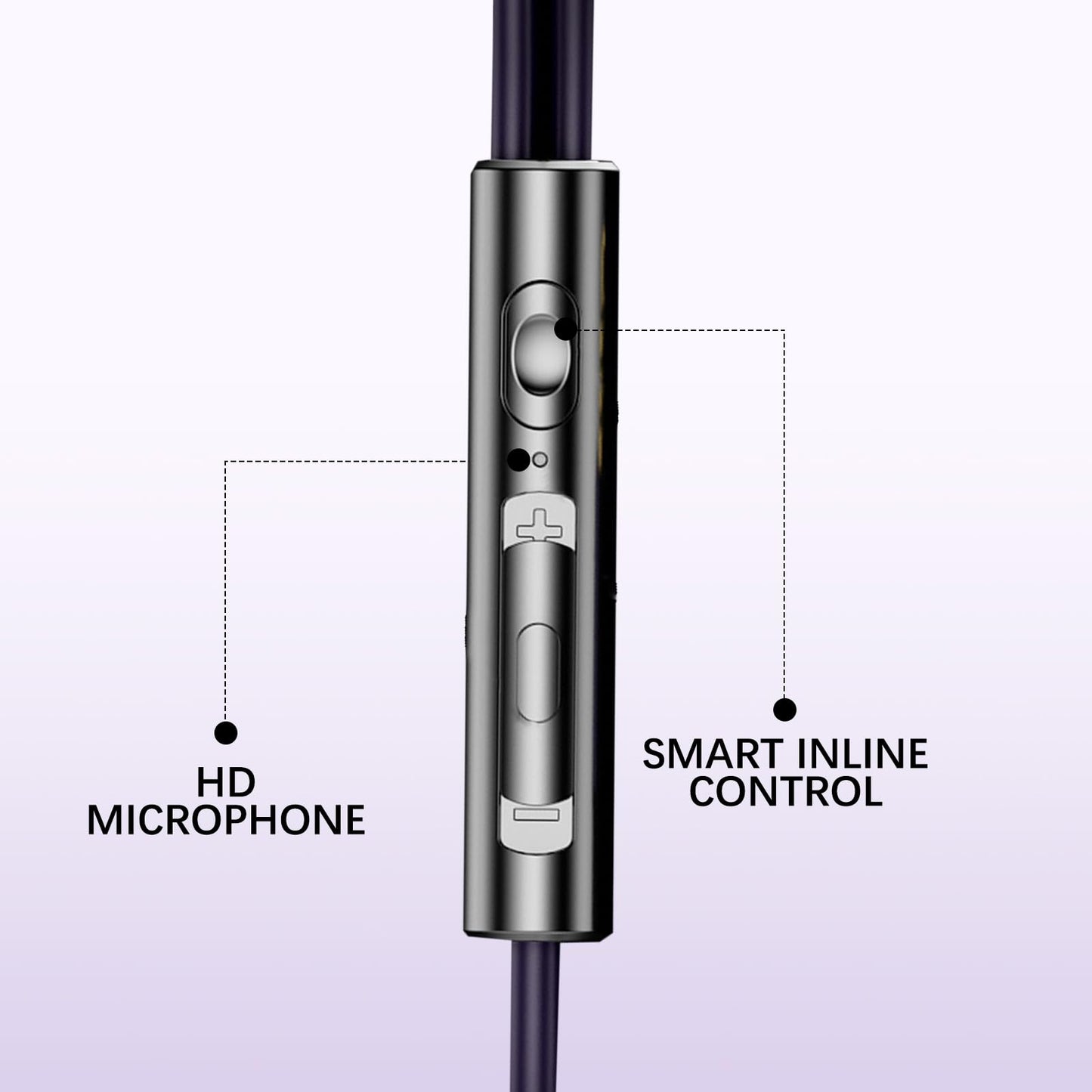 Bodykoo Pro Gaming Earphones with Built-in Microphone, 3.5mm & USB-C Options, 10mm Dynamic Driver for Spatial Audio, Smart in-Line Control, Secure…
