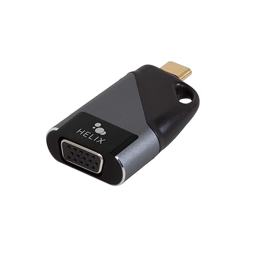 Helix USB Connect USB-C to VGA Adapter, USB Device to VGA Display,Travel Size