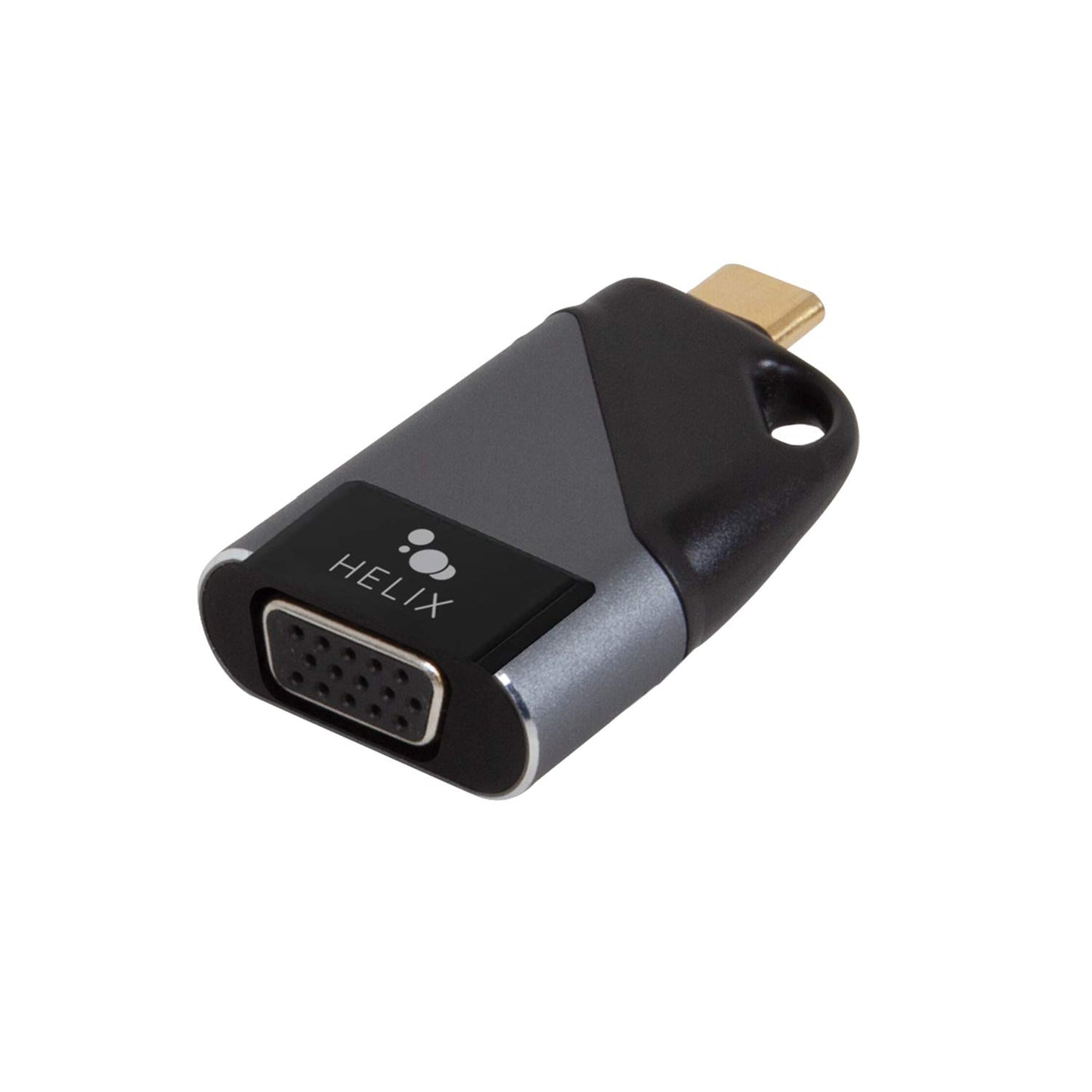 Helix USB Connect USB-C to VGA Adapter, USB Device to VGA Display,Travel Size