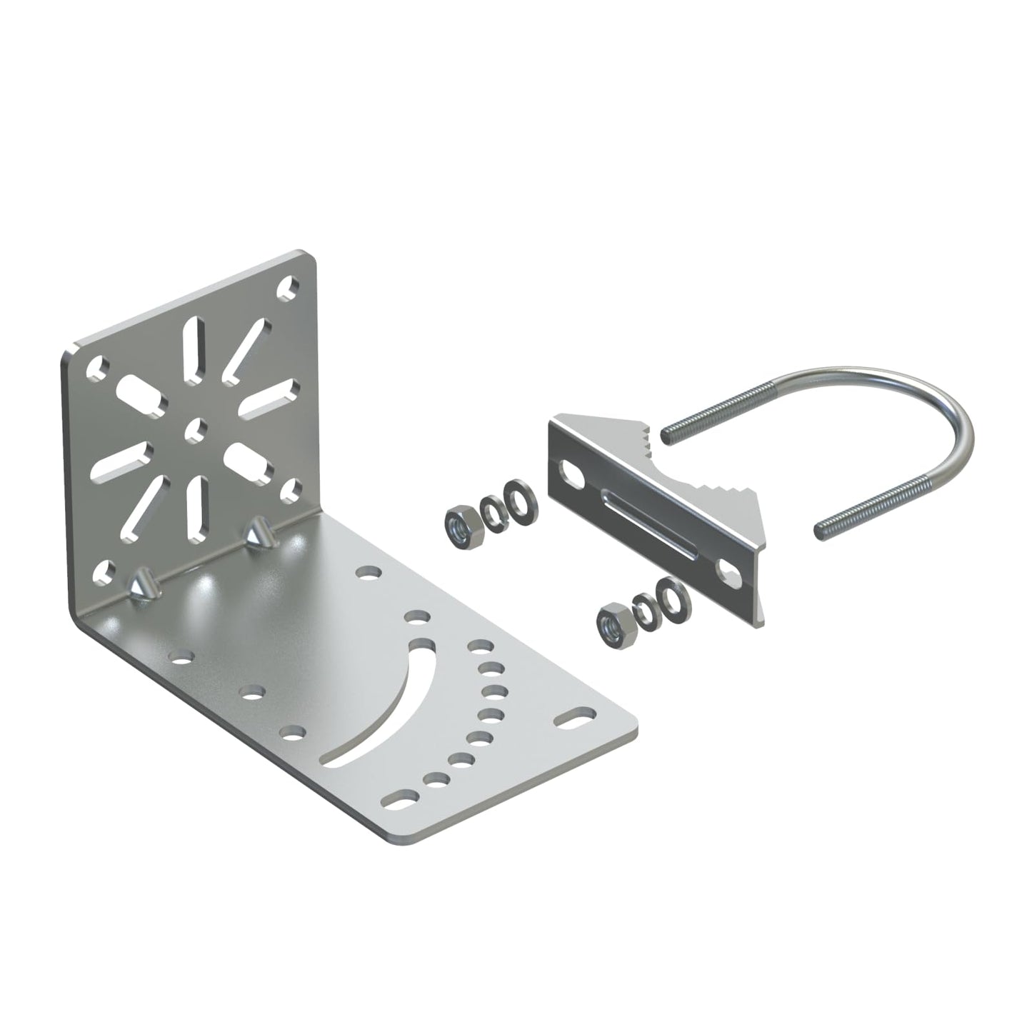 Amazmount Anti Vibration Antenna Mount Hardware Accessories [ Without The Pole ] Mount Pole Holder Antenna Pole Mount Kits