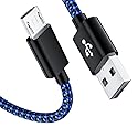 PS4 Charger Cable,PS4 Controller Charger Cord for Xbox One,PS 4 Pro Slim Game Console,Micro USB Cable to USB A Long Braided Data Charging Wire