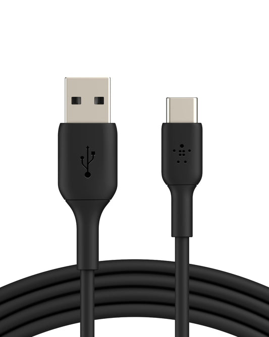 Belkin USB C to USB A Cable, 3.3ft, 15W - Type C Charger, iPhone Charger Cord for iPhone 16, Galaxy S25, Pixel 9, AirPods, iPad Pro, Tablet, Switch 2
