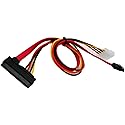 zdyCGTime 15-Inch SATA Serial ATA Data and Power Combo Cable(SATA22Pin to Data+Power)