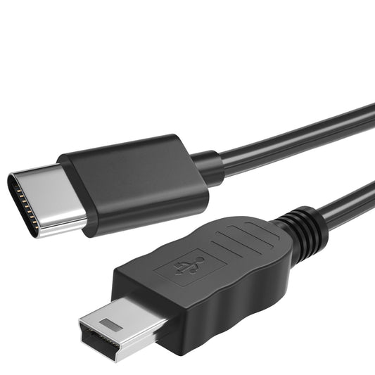 USB-C to Mini USB Cable,Type-C to Mini-B Charging Cord Compatible with Canon Camera,Fast Charger for GoPro Hero 3+,Ti-84 Plus,PS3 Controller,Dash