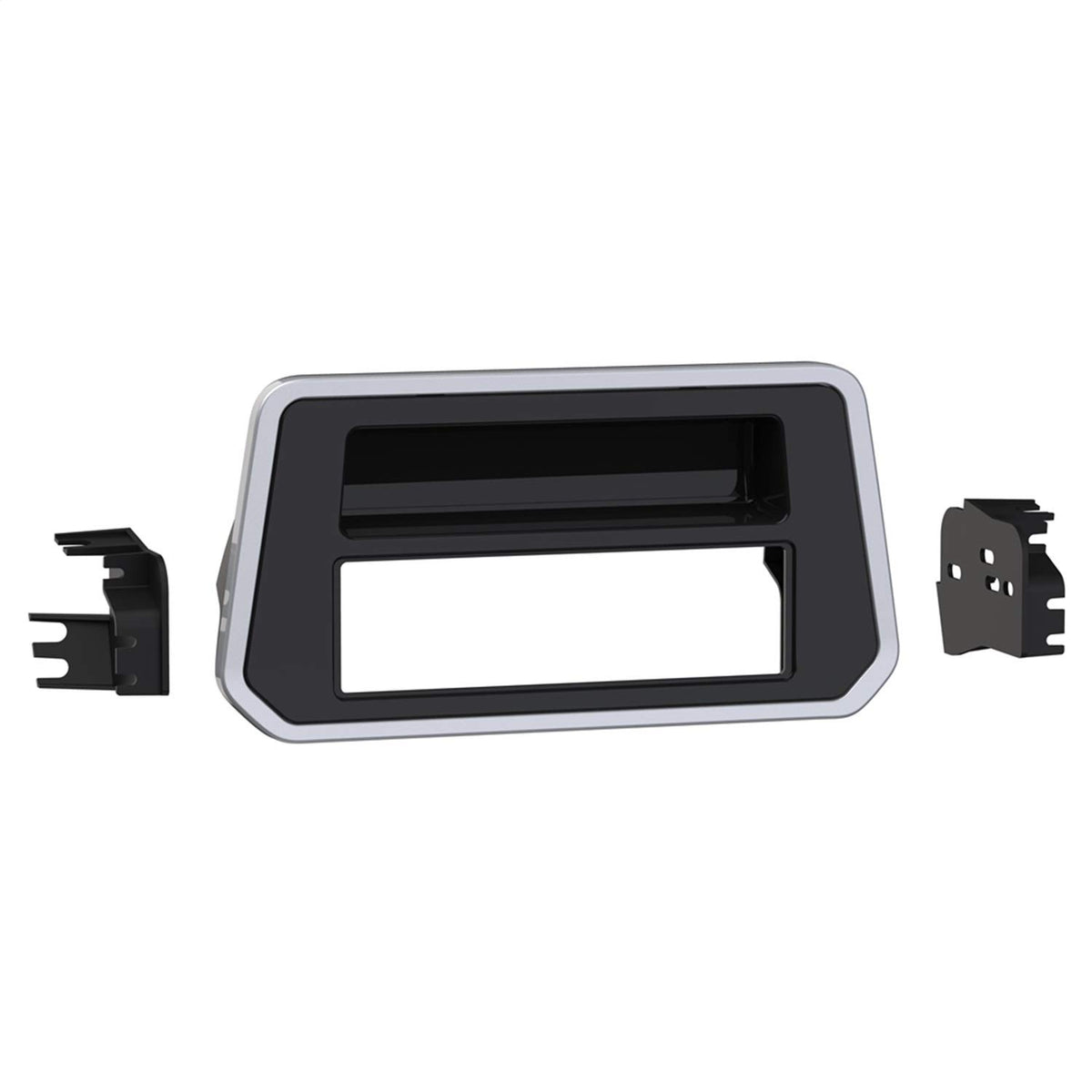 Metra Single-DIN Dash Kit for Nissan Altima 2019-Up, Black with Silver Trim