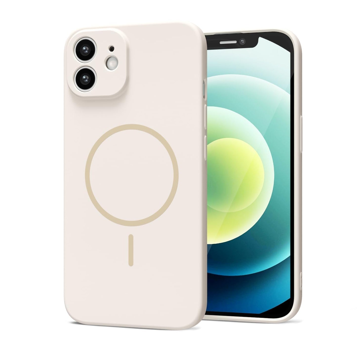 LoeoeL for iPhone 14 Plus iPhone 15 Plus Magnetic Silicone Case, Ultra Slim Thin Phone Case Compatible with Mag Safe for Women Girls, Girly Soft