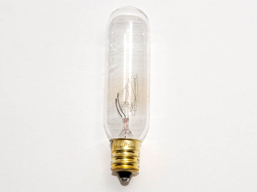 Bulbrite 15W 130V T6 Clear Tube E12 Base
