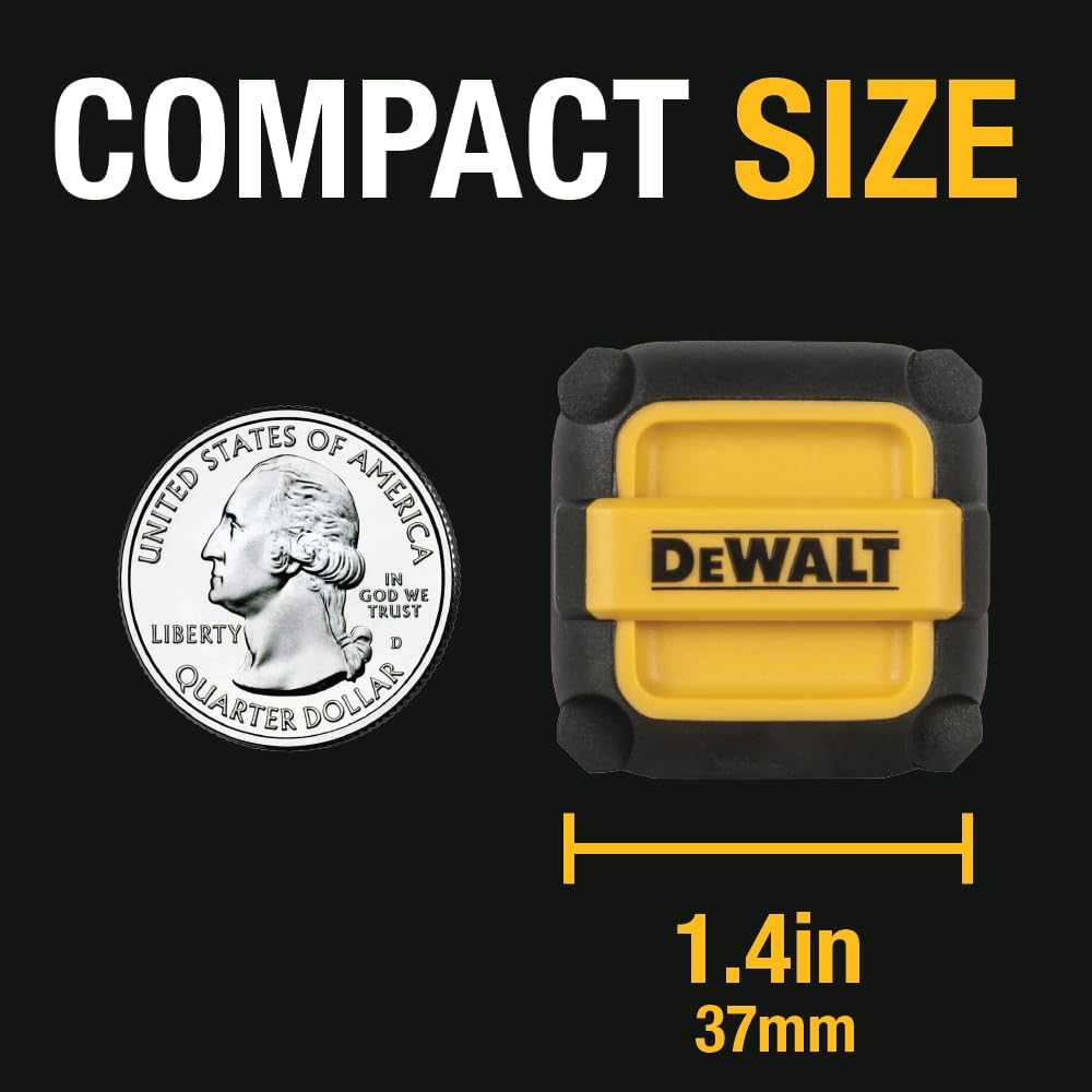 DEWALT Heavy Duty NeverBlock USB Charger, Angled Dual Port 12W Wall Charger Adapter, Foldable Plug, Charging Box Brick, Cube for iPhone 17 16 15 14 13
