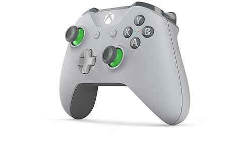Microsoft Wireless Controller - Grey/Green - Xbox One [video game] [video game] [video game] [video game] [video game] [video game] [video game]
