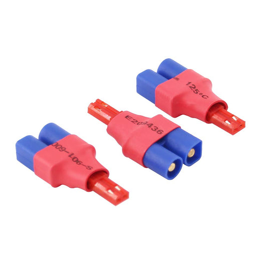 OliRC 3pcs EC3 Style Male to JST Wireless Connector Adapter(C52-3)