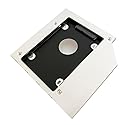 Universal 9.5mm SATA 2nd HDD SSD Hard Drive Optical Bay Caddy Frame Tray for Dell Latitude E6420 E6520 E6320 E6430 E6530 E6330