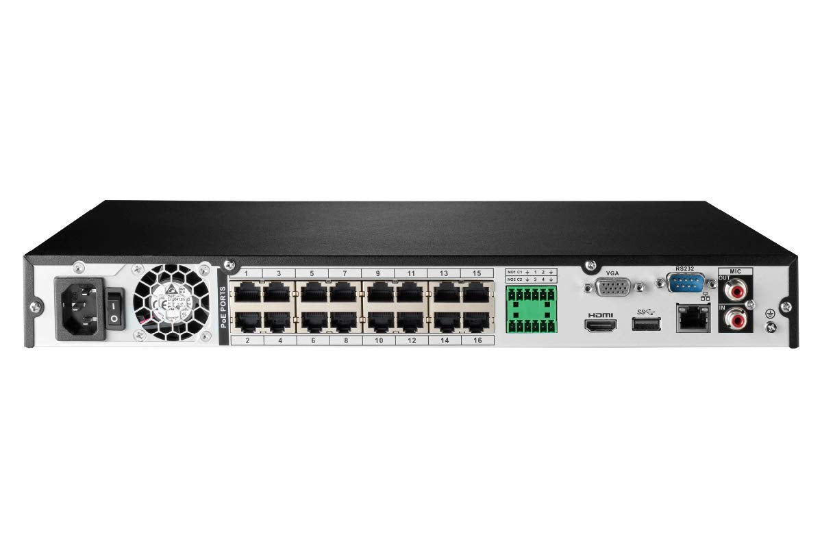 16-Channel 4K Ultra HD Fusion NVR IP System with Smart Deterrence Dome Cameras 12