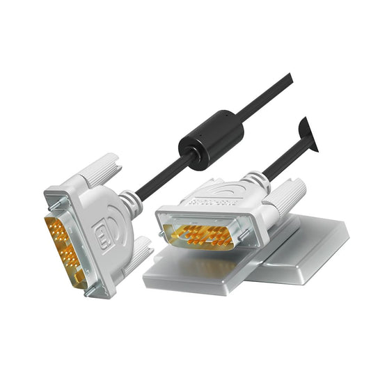 VIVOCH 1.4M DVI Cable, Host Graphics Card Connected to Monitor Universal Cable 18+1 High-Definition Cable