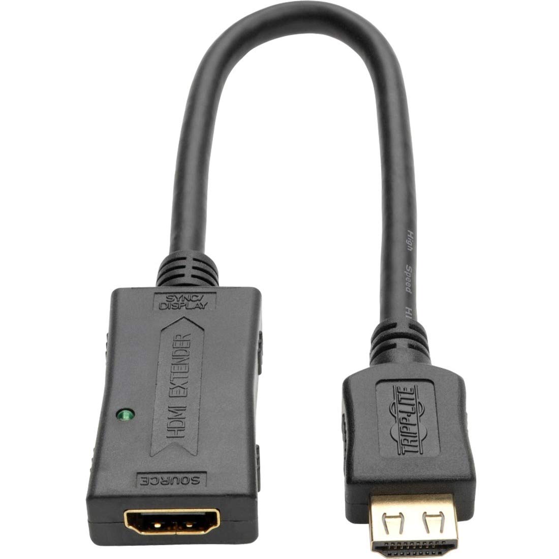 Tripp Lite HDMI Extender Equalizer, Active Repeater for Video and Audio 1920x1200,1080p at 24Hz (HDMI M/F) 1-ft.(B123-001)