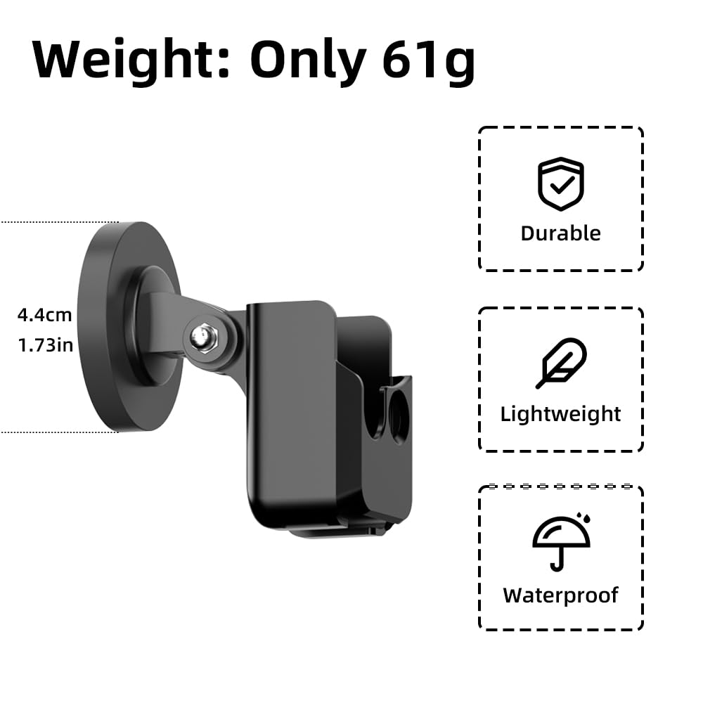 SUREWO Magnetic Camera Mount for DJI Osmo Pocket 3,Magnetic Camera Desktop Base Stand Expansion Adapter Mount Bracket Compatible with DJI Osmo Pocket