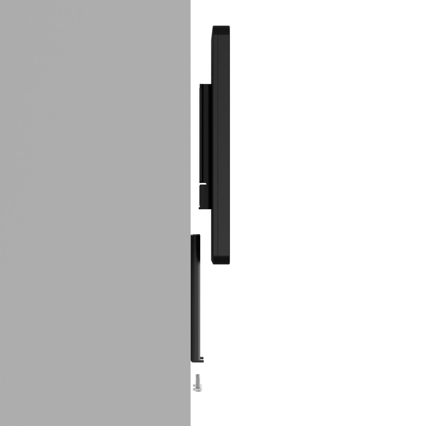 VidaMount Black Enclosure and Fixed VESA Slim Wall Mount [Bundle] Compatible with iPad Pro 10.5" & Air 3rd Gen