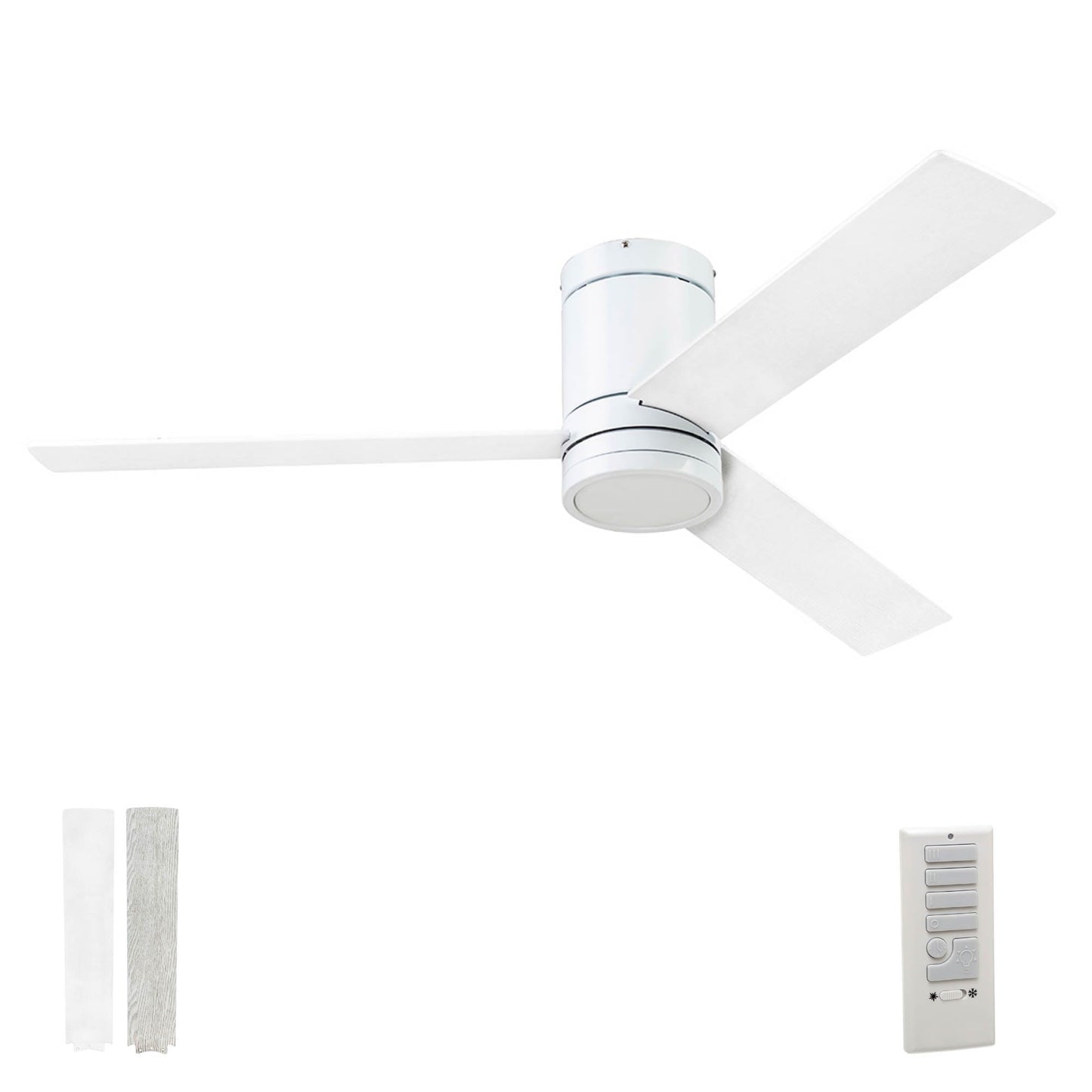 Prominence Home 51465-01 Espy Ceiling Fan, 52, Bright White