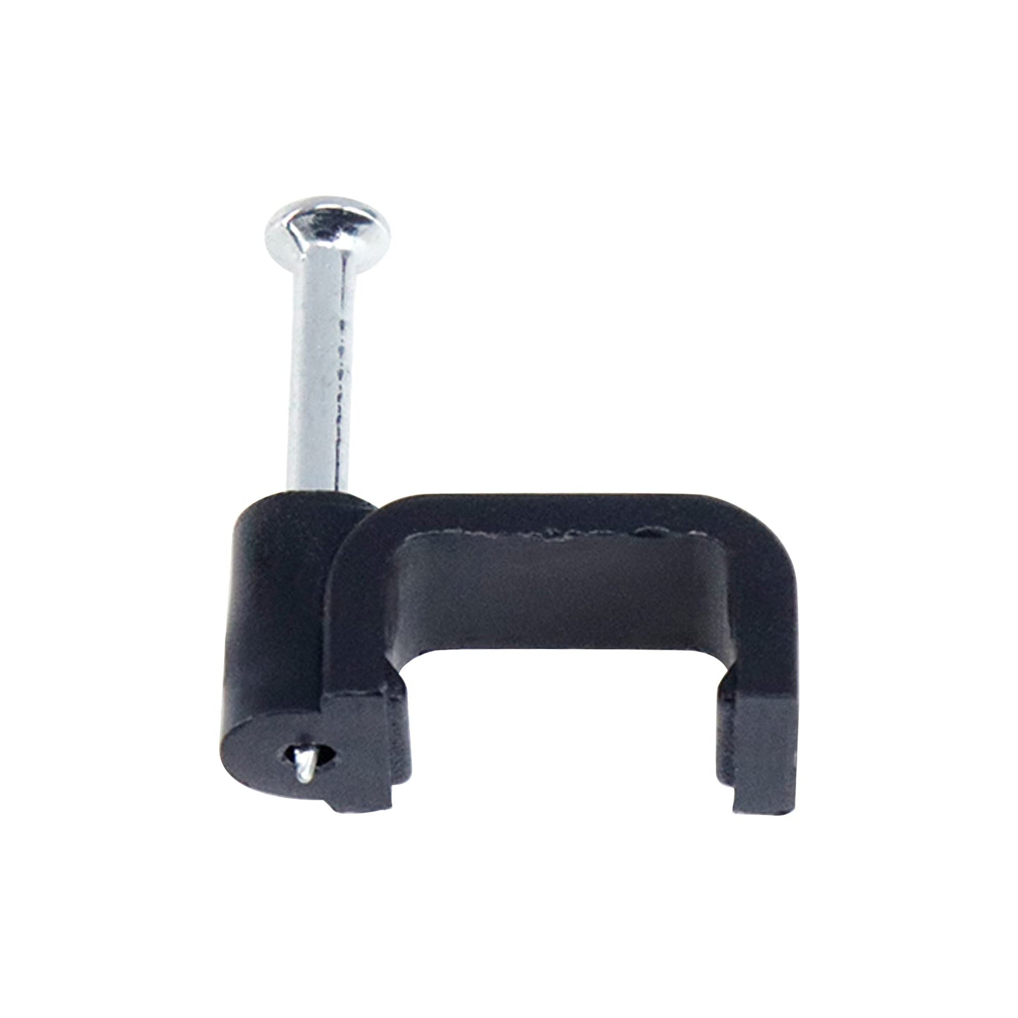 T Tulead Cable Wire Clips Coax Fasteners Pin Cable Stables 10mm Black Nail Wire Holoder Pack of 200