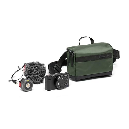 Manfrotto Street Belt Bag, Waist Bag, for Mirrorless Camera, Vlogging Kit, Shoulder Camera Case, Photography Accessories for Content Creator, Colour
