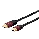 Monoprice 4K High Speed HDMI Cable - 4K@60Hz, 18Gbps, HDR, CL2 In-Wall Rated, Active, 30ft, Black