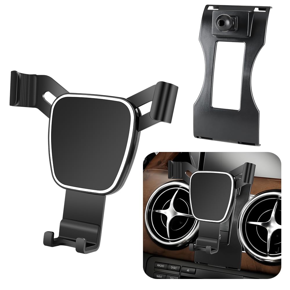 LUNQIN Car Phone Holder for Mercedes Benz GLK Class 2013 2014 2015 GLK350 GLK250 Auto Accessories Navigation Bracket Interior Decoration Screen Dash