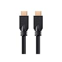 Monoprice HDMI Cable - 50 Feet - Black (No Logo) High Speed, 1080p@60Hz, 10.2Gbps, 24AWG, CL2, Compatible with UHD TV and More - Commercial Series