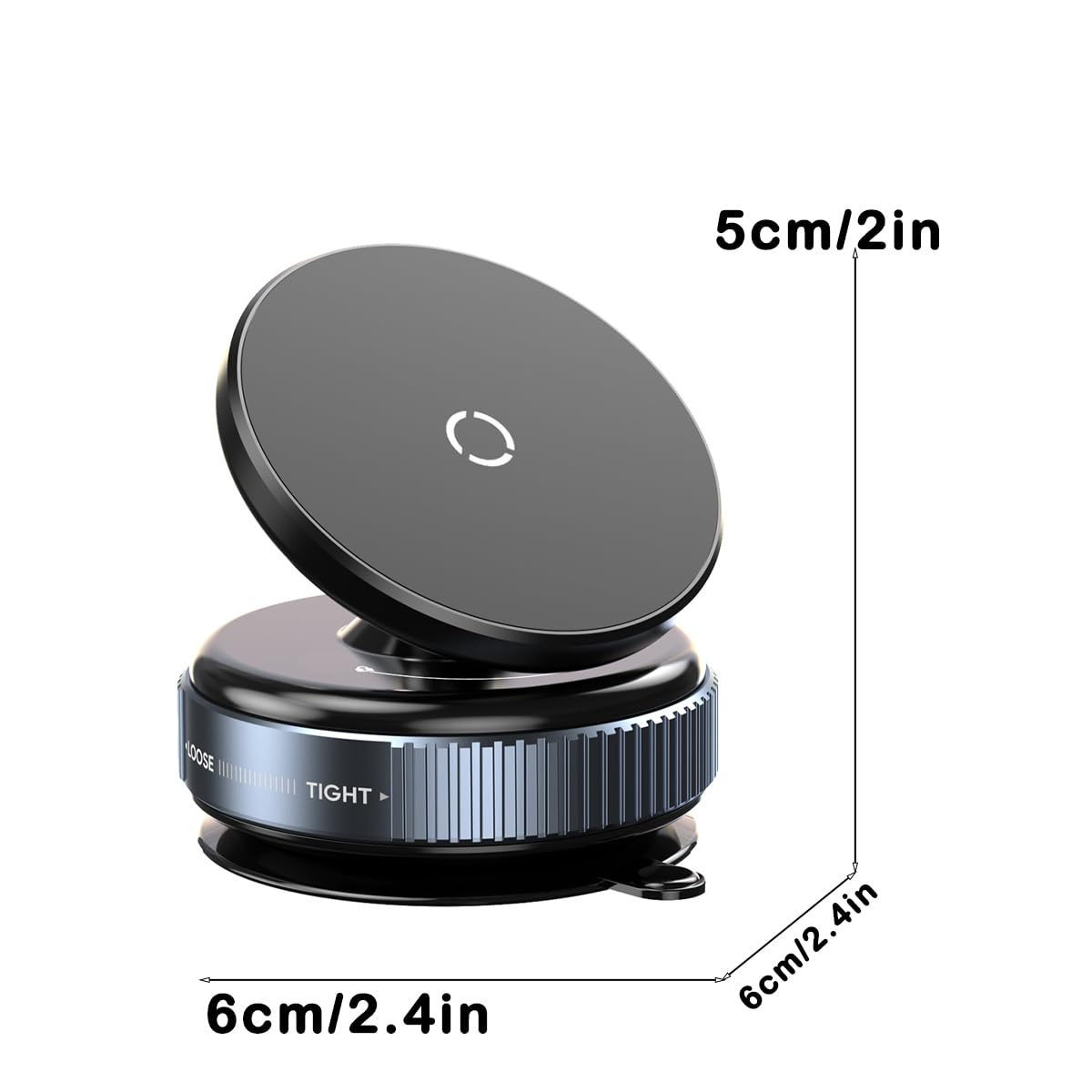 Hosann Century Suction Cup Phone Mount, Upgraded 360° Adjustable Phone Holders for Your Car,Smooth Surface,Gym,Mirror,Compatible with iPhone & Android
