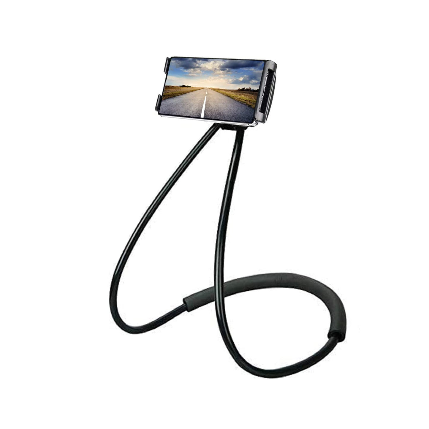 Chapter Seven Universal Smart Mobile Phone Stand,Hanging on Neck Cell Phone Mount Holder, Flexible Lazy Bracket DIY Free Rotating for Multiple