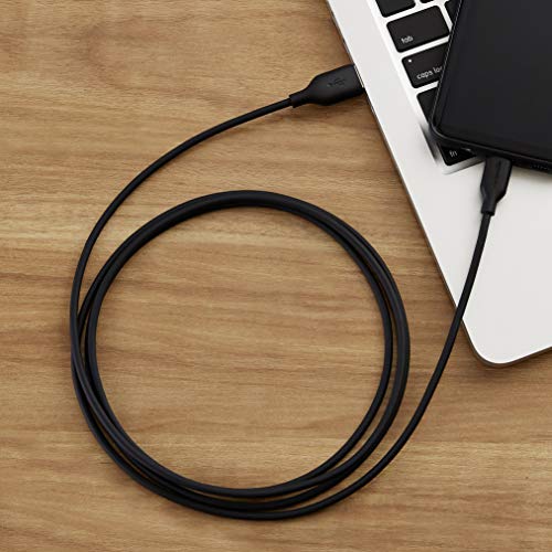 Amazon Basics USB-C to USB-A 2.0 Fast Charger Cable, 480Mbps Speed, USB-IF Certified, for Apple iPhone 16/15, iPad, Samsung Galaxy, Tablets, Laptops