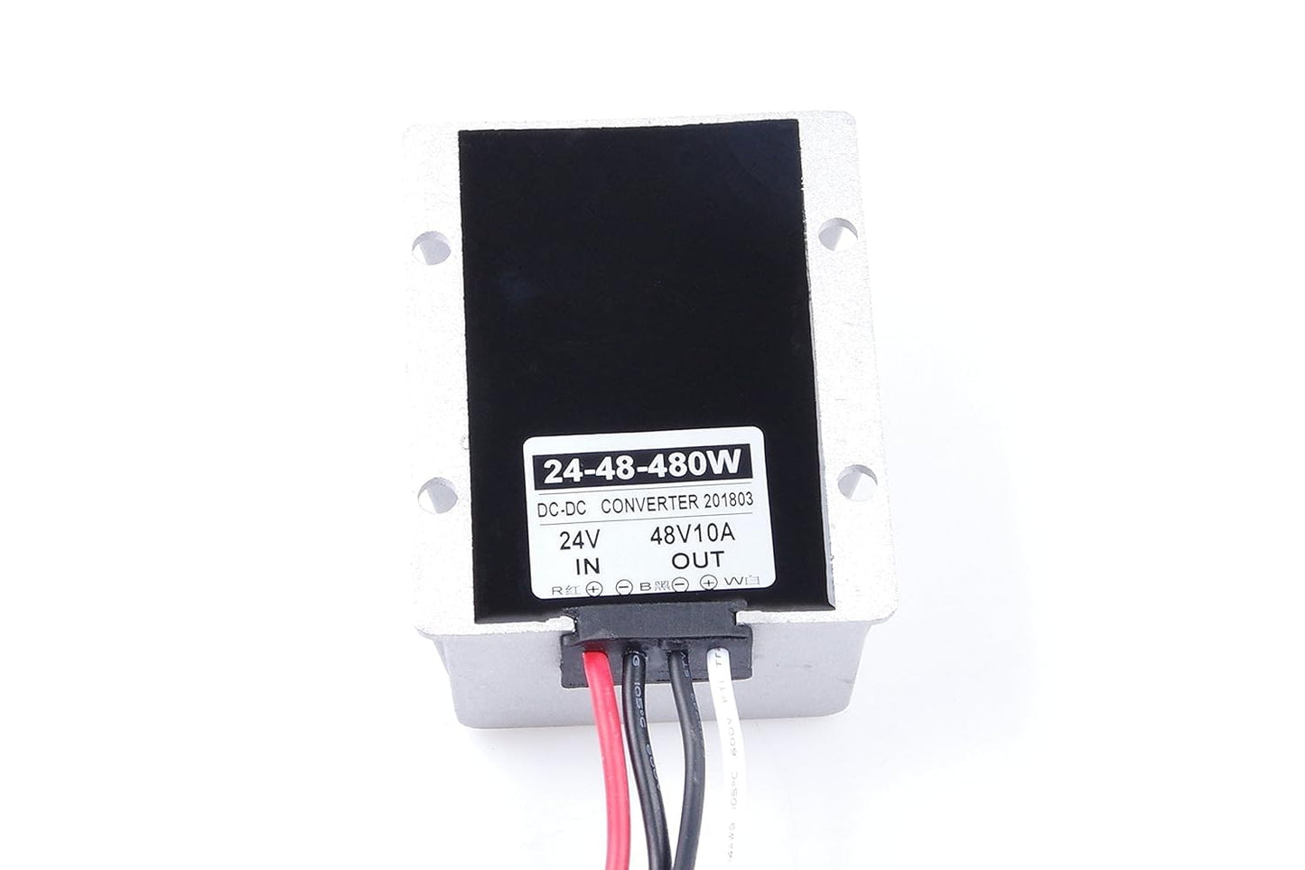 KNACRO Waterproof DC-DC 24V (18V - 32V) Step Up to 48V 10A 480W Voltage Boost Converter Regulator Power Supply (10A)