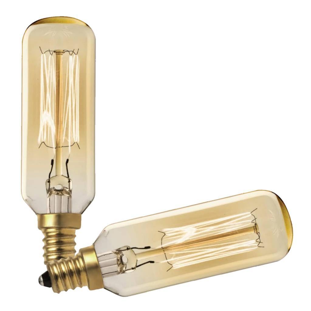 Feit Electric 17889-40T8C/VG/2 Tubular Style Antique Filament LED Light Bulb