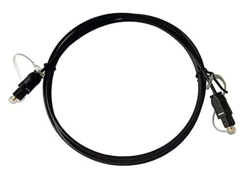 easyday Digital Optical Audio Cable Toslink Cable Cord Fiber Optic Cable for Home Theater, Sound Bar, TV, PS4, Xbox, PlayStation & More (0.5 Meter)