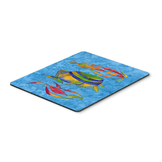 Caroline's Treasures 8713MP Troical Fish and Seaweed on Blue Mouse Pad, Hot Pad or Trivet for Home Office Gaming Working Computers Laptop Mouse