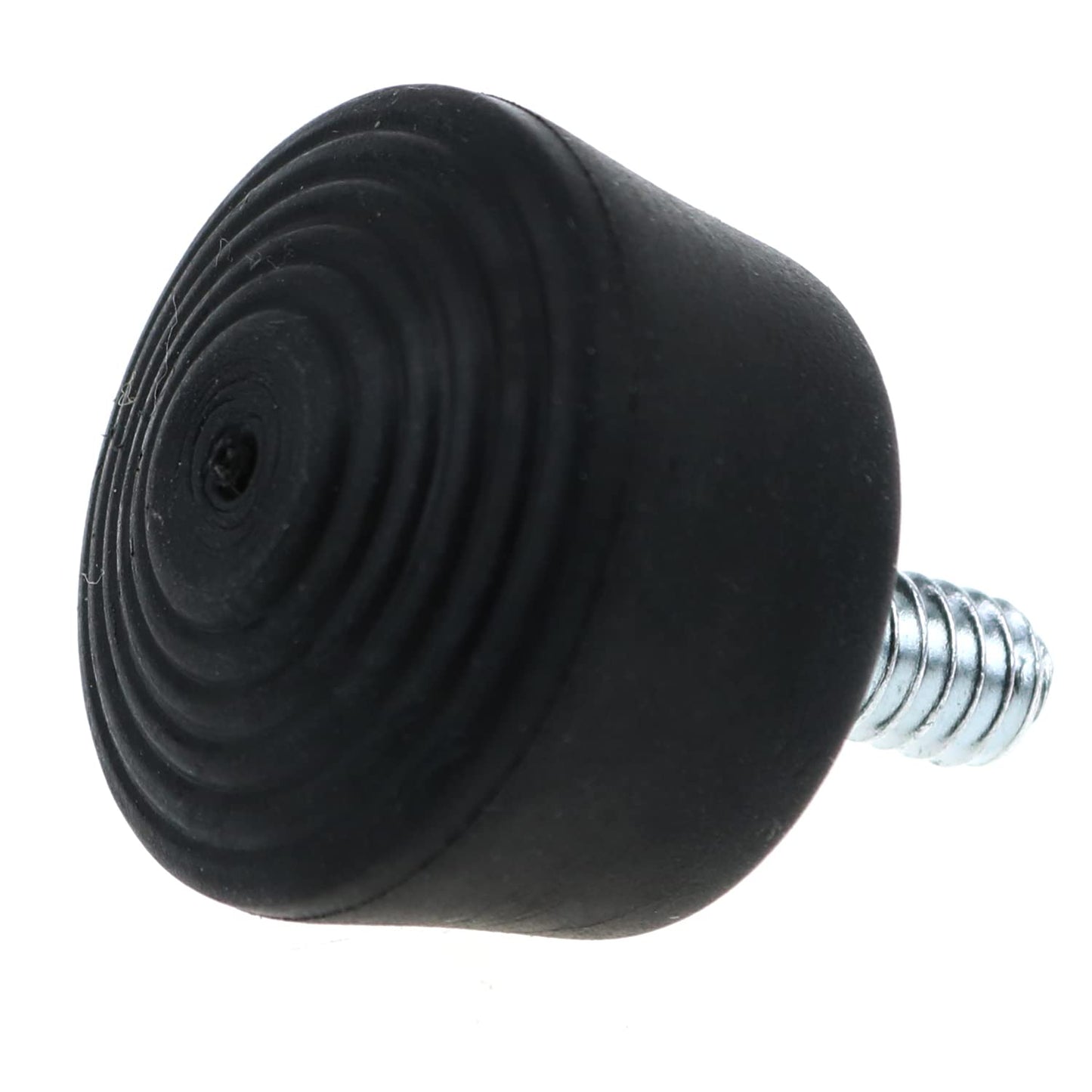 LUORNG 3pcs Antislip Rubber Tripod Feet Spike 1/4" Photography Accessories, Black