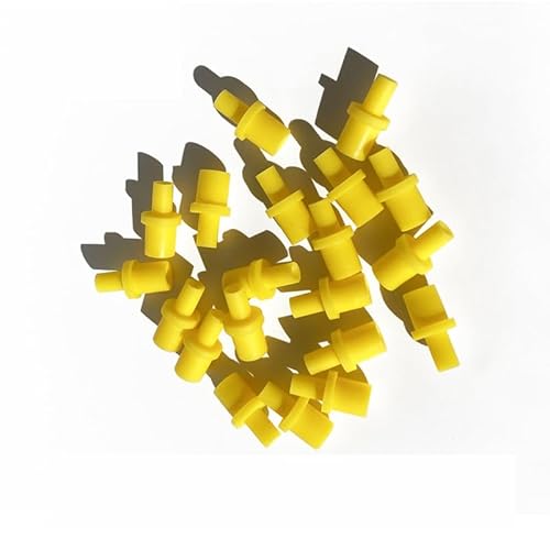 ThtRht 5 Pack Printhead Cleaning Kit Syringe Nozzle Connector Converter 4mm Yellow Rubber Adapter for Epson Ecotank HP Brother Inkjet Printer Cleaning