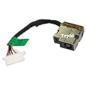 Tryhi Laptop AC DC Power Jack Plug in Charging Port Socket Connector with Cable Harness for HP Envy X360 15T-W000, 15T-W100 15T-W200, 15-W000