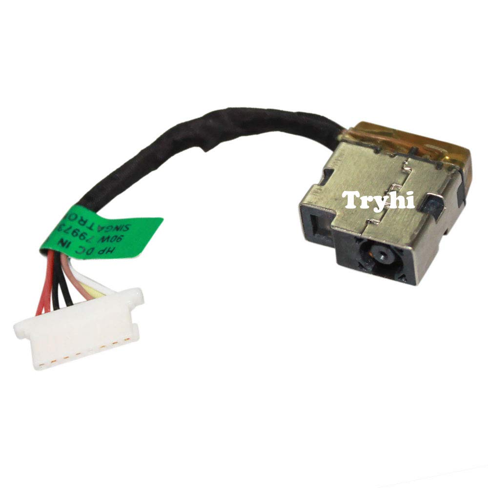 Laptop AC DC Power Jack Plug in Charging Port Socket Connector with Cable Harness for HP Pavilion X360 14M-BA011DX 14M-BA013DX 14M-BA015DX 14M-BA114DX