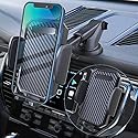 FBB Phone Mount for Car, [ Off-Road Level Suction Cup Protection ] 3in1 Long Arm Suction Cup Holder Universal Cell Phone Holder Mount Dashboard