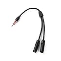 supmory Car AM FM Radio Stereo 1 Male 2 Female Y Adapter Antenna Connector Plug (Antenna Splitter Y Adapter)
