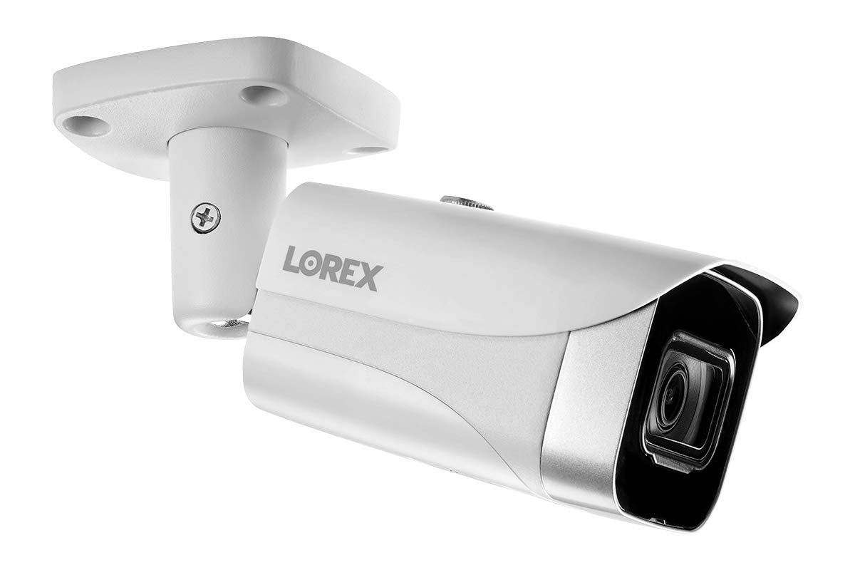 Lorex 4K (8 Camera Capable) 2TB Wired NVR System with 8 White Bullet Cameras