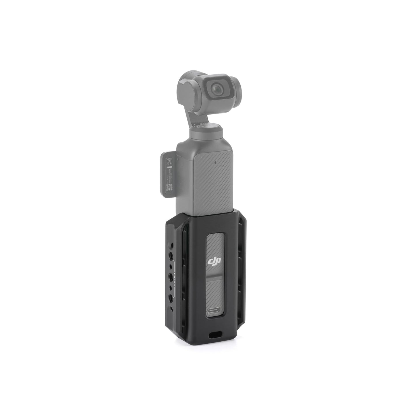 Tilta Accessory Mounting Expander for DJI Osmo Pocket 3 - Black | Slot for a Wrist Strap | Stays Secure Within The Cage | Protection | 1/4""-20 Screw