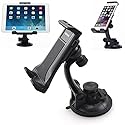 Rotating Car Mount Windshield Dashboard Tablet Phone Holder Swivel Cradle Stand Strong Suction for LG G5 G6 G7 ThinQ Stylo 3 V20 V30 - LG G Pad 10.1
