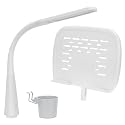Mount-It! Accessory Kit for Height Adjustable-Kids-Desk | Includes LED-Lamp, Book Holder Shelf and Pencil Holder-Cup, Grey
