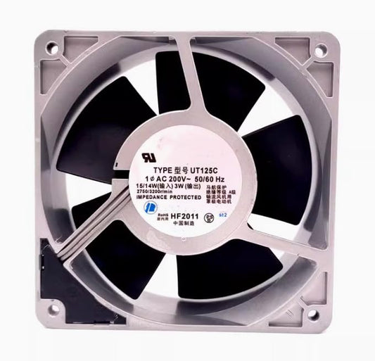 UT125C AC 200V 15/14W 2750/3200RPM 120x120x38mm Cooling Fan
