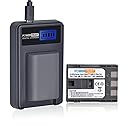 PowerTrust 2 Pack NB-2L NB-2LH 1400 mAh Camera Battery and LCD USB Charegr for Canon 350D 400D G7 G9 S30 S40 z1 Kiss N X Rebel XT XTi