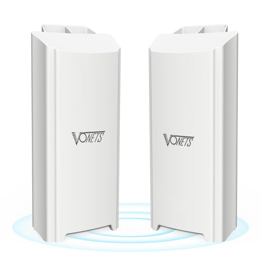 VBGO 5G WiFi Bridge Pair 5.8GHz Band Support Wireless Kit High Speed 1800Mbps Outdoor Connectivity Device High Bandwidth Applications Robust