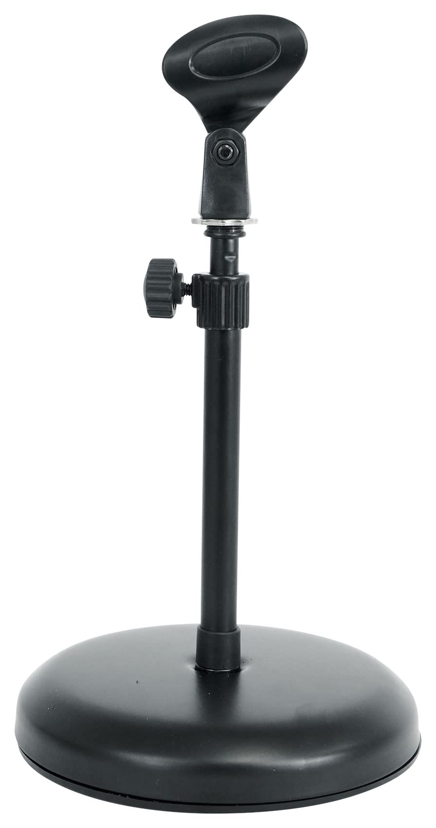 Rockville iStand 7 Adjustable Desktop Stand for iPad/iPhone/Tablet/Phone, 360 Swivel, Mic Clip Included, Perfect for Karaoke, Live Performances, and