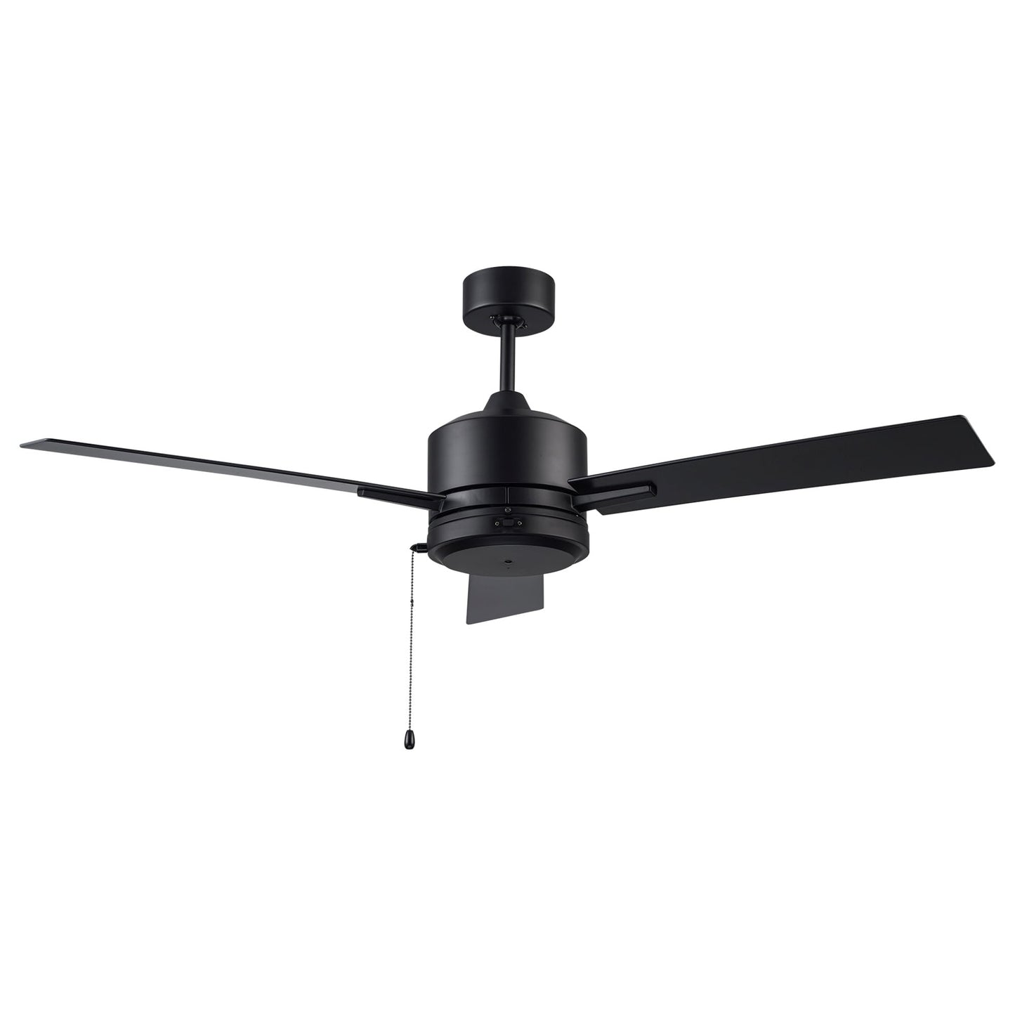 Asher Hamilton AHF-210BK Drift 52 Inch Outdoor Ceiling Fan | 3 Blade Configuration | Wet Rated Exterior Ceiling Fan | Steel and ABS Construction |